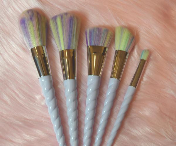 Unicorn Makeup Brush Set (5) (Free Shipping)