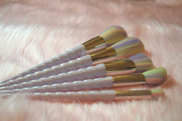 Unicorn Makeup Brush Set (5) (Free Shipping)