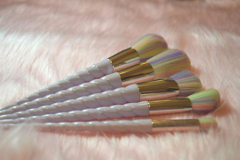 Unicorn Makeup Brush Set (5) (Free Shipping)