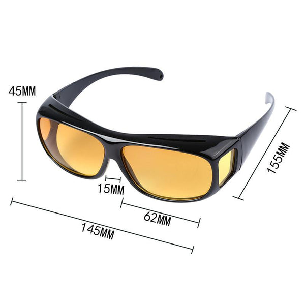 NIGHTWATCH™ NIGHT VISION ANTI-GLARE WRAPAROUND GLASSES FOR BRIGHT & SAFE NIGHT TIME DRIVING (WITH FREE WORLDWIDE SHIPPING!)