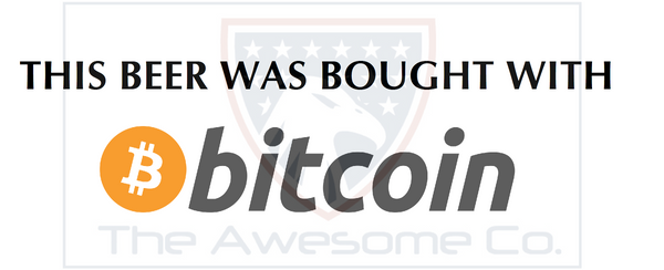 Bitcoin Beer Stein (This Beer was bought with bitcoin) (Free Shipping)