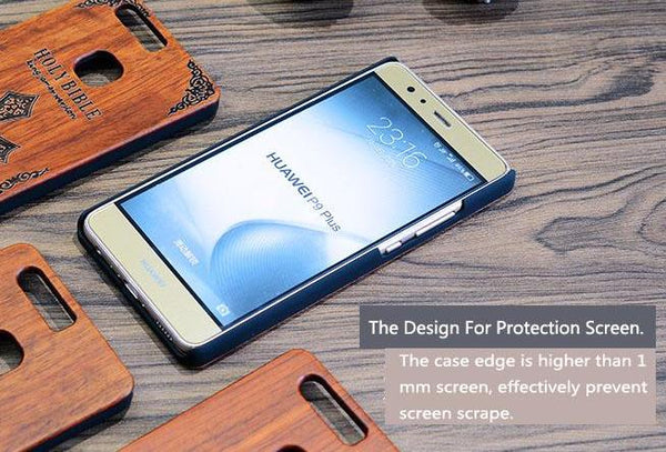 Wolf Wood Phone Case (Huawei - Wood+plastic)