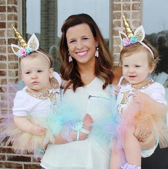 Elastic Glittery Unicorn Headband For Baby Girls