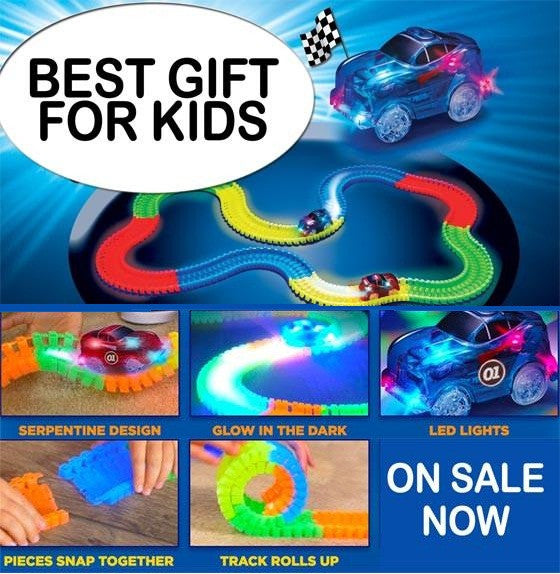 'Glow Tracks' Racing Set