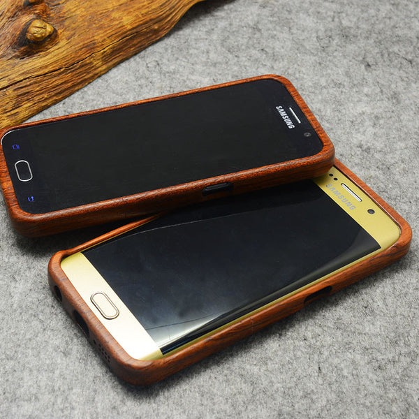 Fully Wooden Wolf Case (Samsung + Iphone)