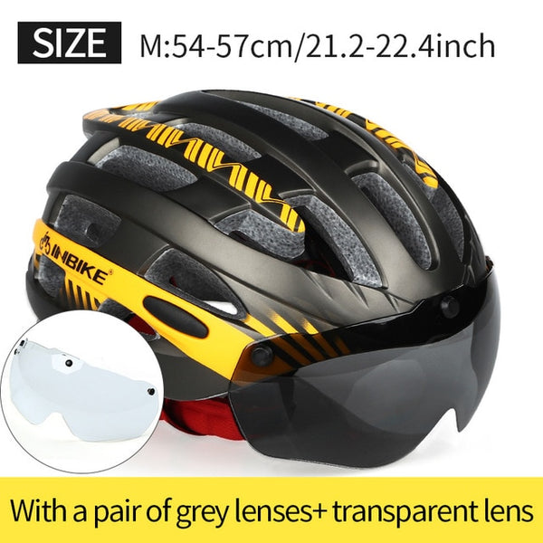 Cycling Helmet with Goggles Ultralight (Free shipping)