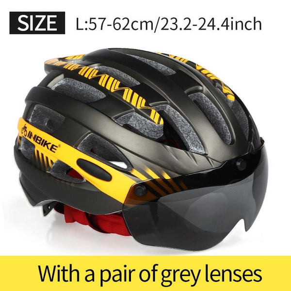 Cycling Helmet with Goggles Ultralight (Free shipping)