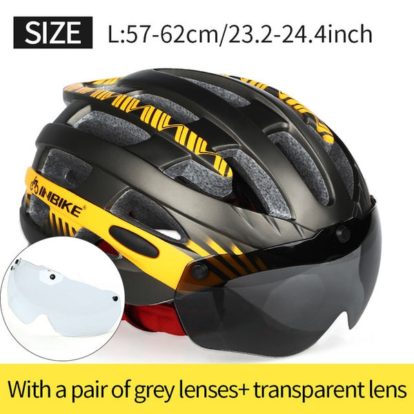 Cycling Helmet with Goggles Ultralight (Free shipping)