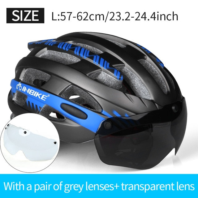 Cycling Helmet with Goggles Ultralight (Free shipping)
