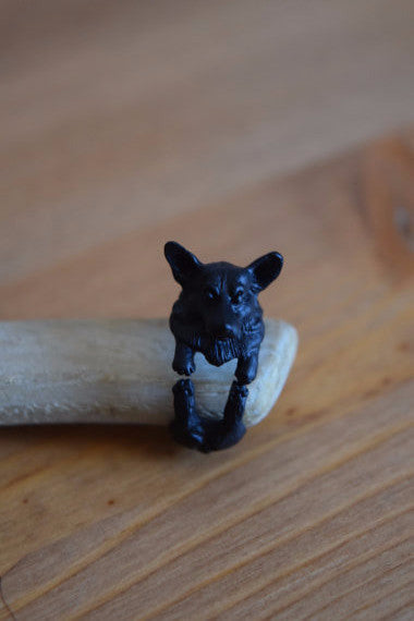 Wolf Wrap Ring