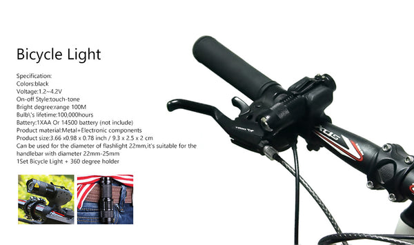 Bicycle Light 7 Watt 2000 Lumens (Free Shipping)