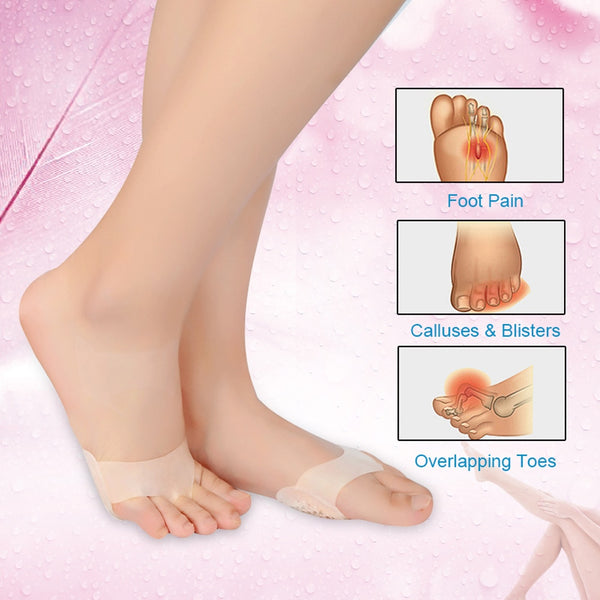 Silicone Padded Forefoot Insoles High Heel Shoes Pad Gel