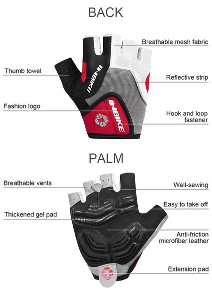 Cycling Gloves Half Finger  (Free shipping)