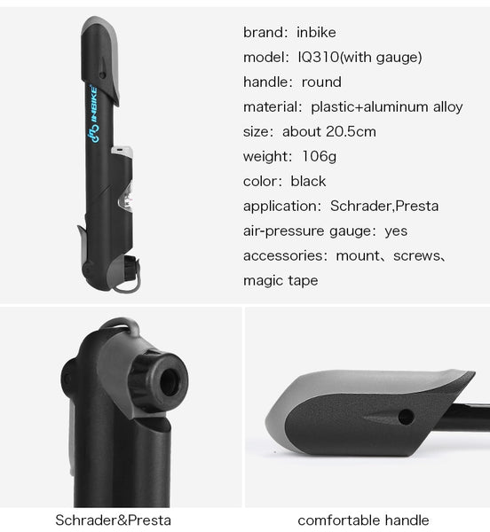 Portable Bicycle Mini Pump Mini (Free Shipping)