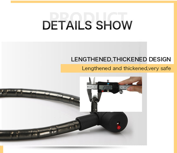 INBIKE Bicycle Lock Anti-theft Cable Lock 0.85m