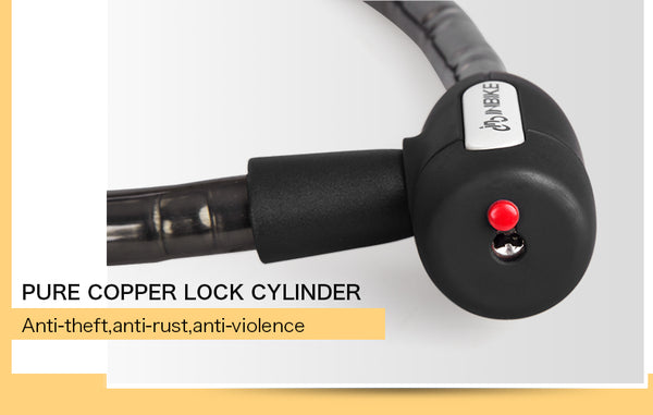 INBIKE Bicycle Lock Anti-theft Cable Lock 0.85m