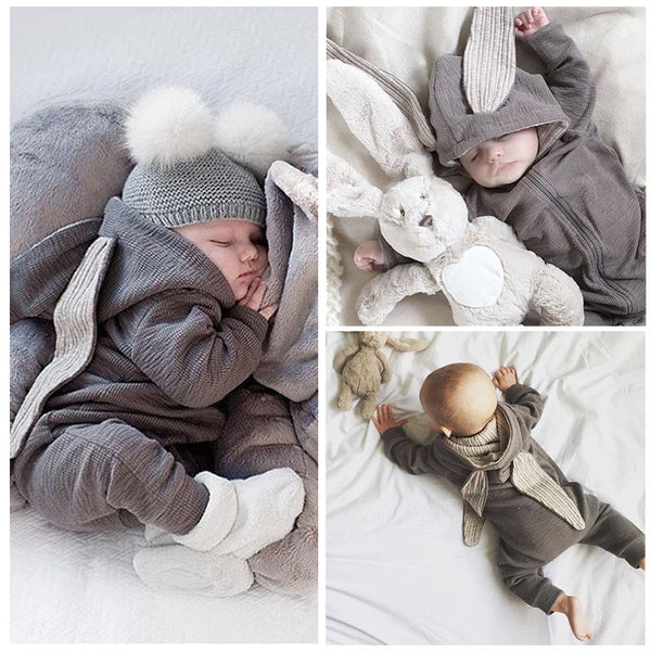 Baby Bunny Ear Romper (Free shipping)