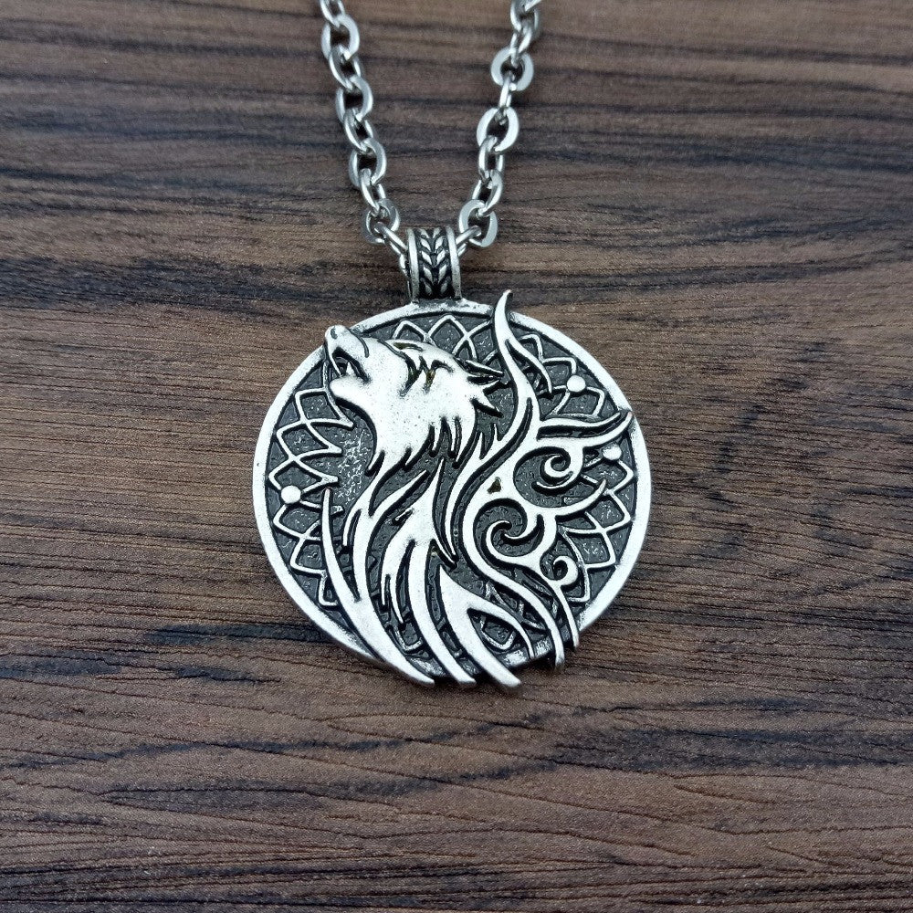 Odin Wolf Necklace