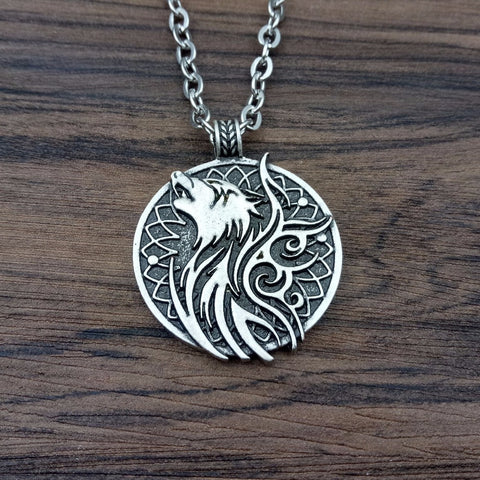 Odin Wolf Necklace