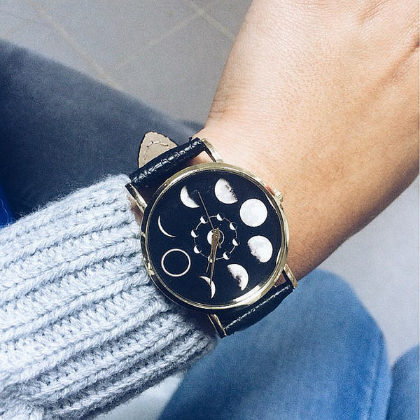 Solar Moon Phase Watch