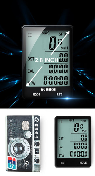 2.8'' Large Screen Bicycle Computer