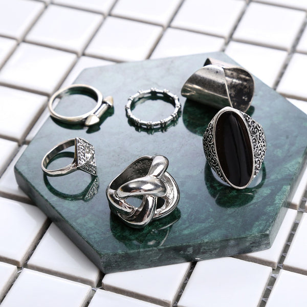 Elephant Boho Ring Sets