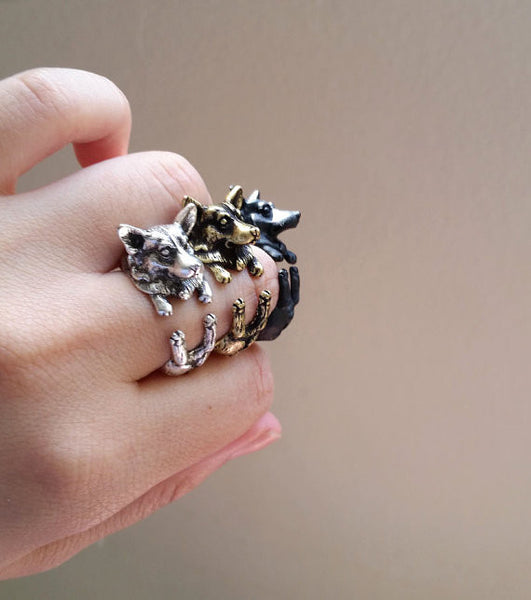 Wolf Wrap Ring