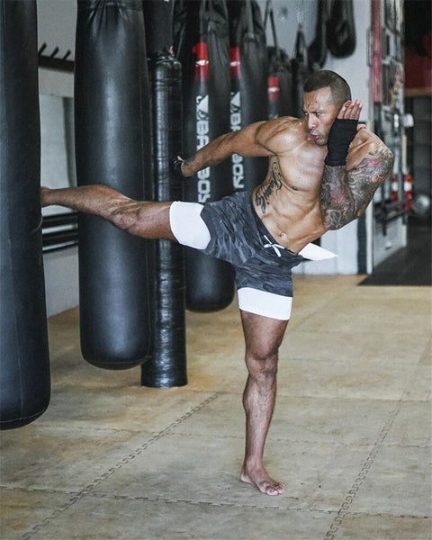 Quick Dry Gym Shorts ( 2 In 1 Double-deck)
