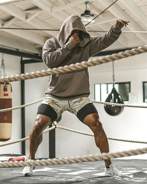 Quick Dry Gym Shorts ( 2 In 1 Double-deck)