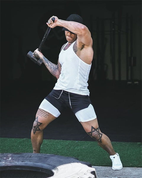 Quick Dry Gym Shorts ( 2 In 1 Double-deck)