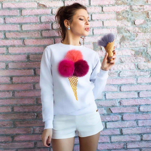 Winter Ice Cream Sweatshirt Series