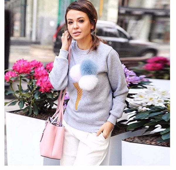 Winter Ice Cream Sweatshirt Series