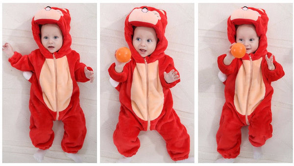 Cute baby Animal Rompers