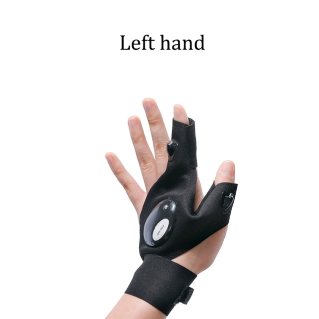 Waterproof Gloves with Led Light