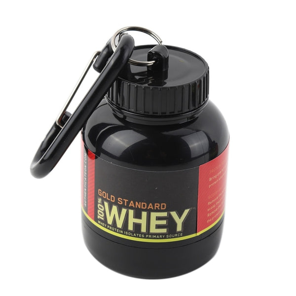Refillable Protein Powder bottle (Keychain)
