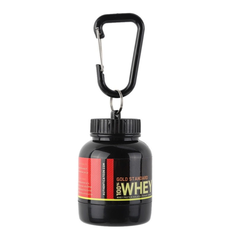 Refillable Protein Powder bottle (Keychain)