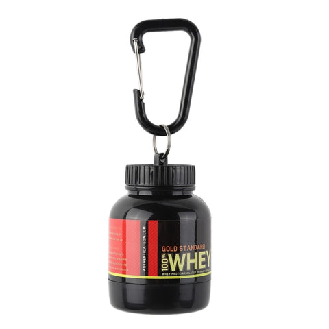 Refillable Protein Powder bottle (Keychain)