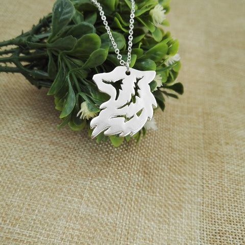 Adorable Wolf  Necklace