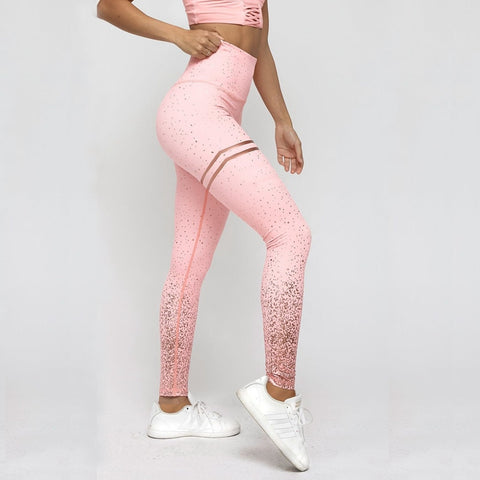Dual Stripe Print Leggings