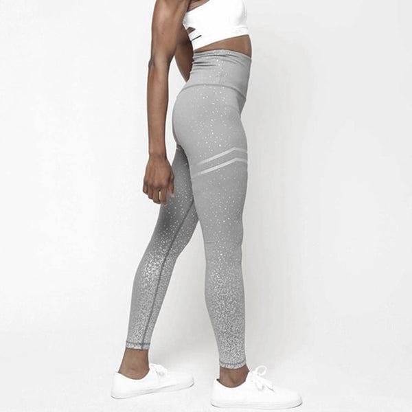 Dual Stripe Print Leggings