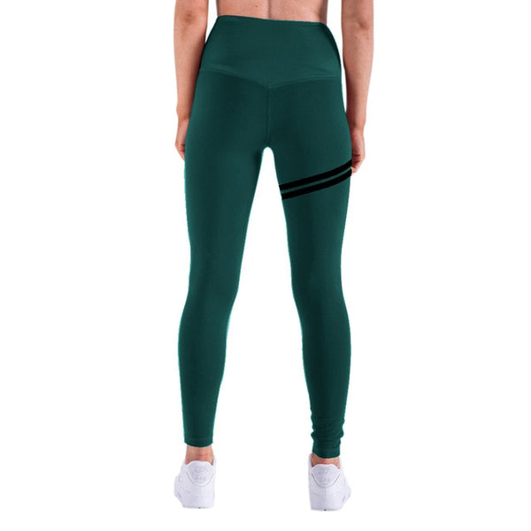 Dual Stripe Print Leggings