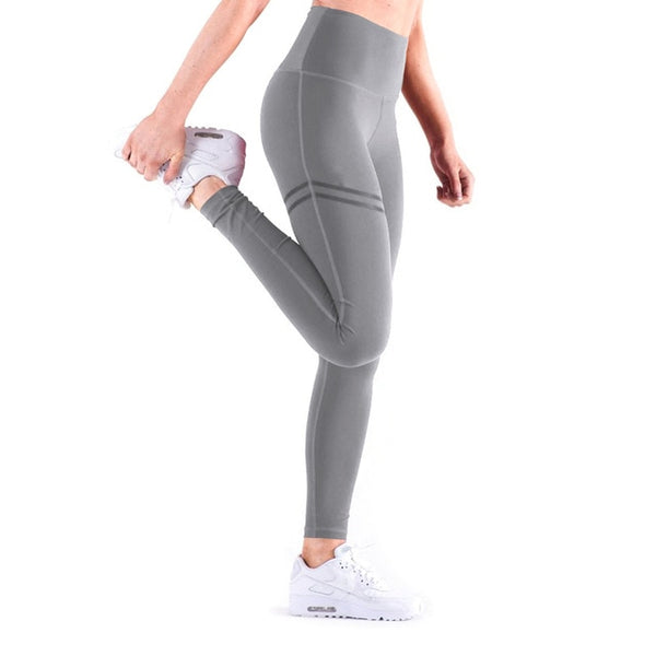 Dual Stripe Print Leggings
