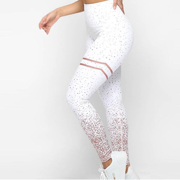 Dual Stripe Print Leggings