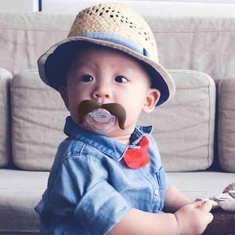 MUSTACHE PACIFIER - TURNING CUTE IN TO ADORABLE!