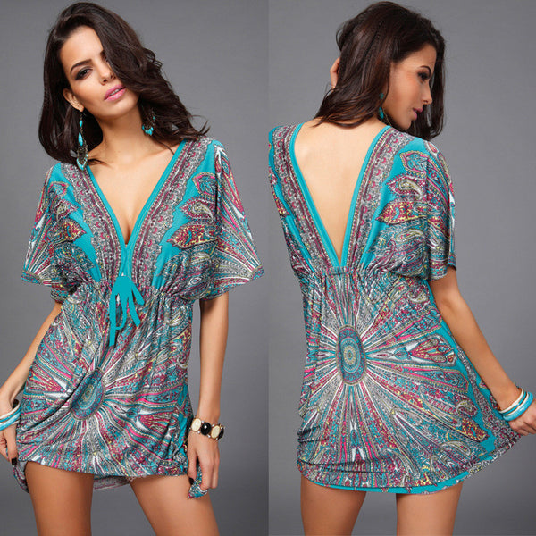 Casual Bohemian Retro Dress