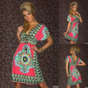 Casual Bohemian Retro Dress