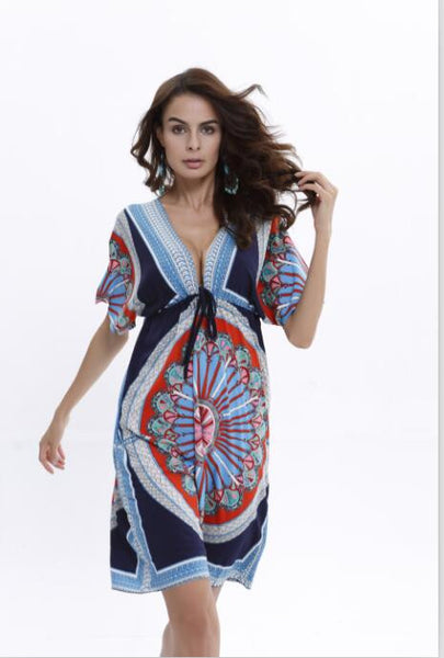 Casual Bohemian Retro Dress