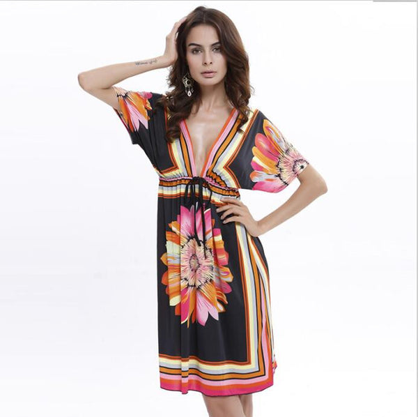 Casual Bohemian Retro Dress