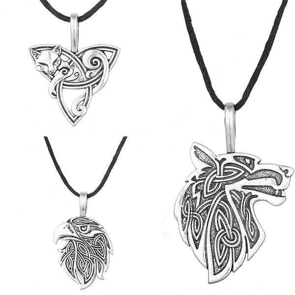 Norse Talisman Pendant Necklace (Silver)