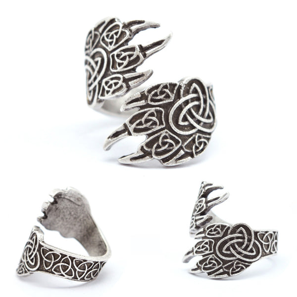 Wolf claws ring